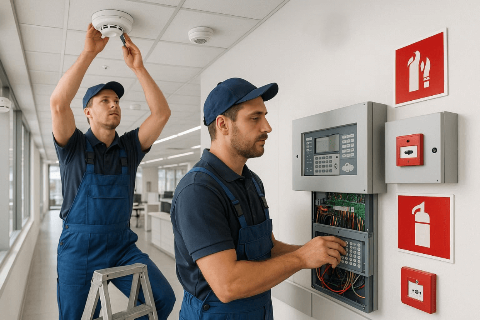 Instalare centrale si detectoare